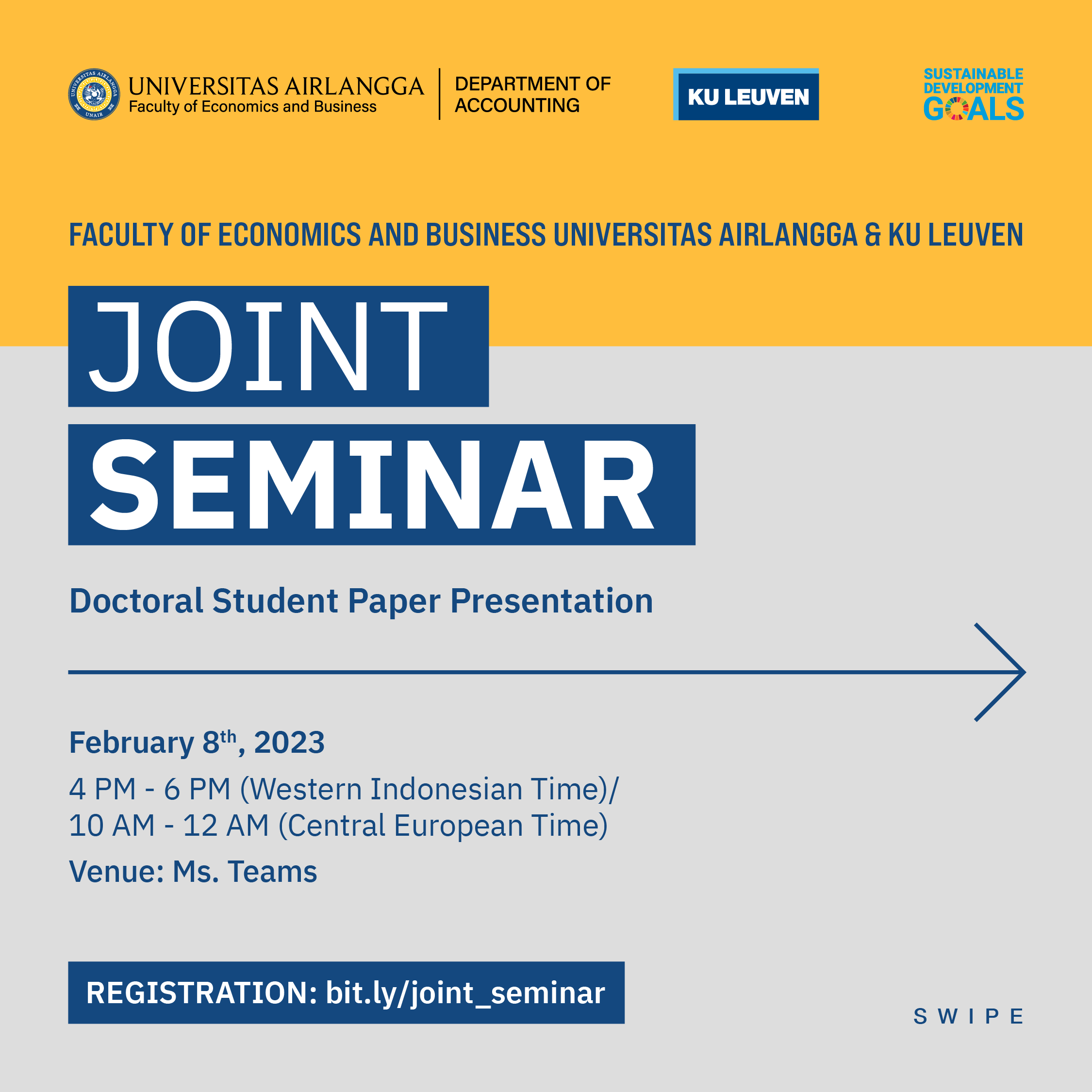Joint Seminar FEB UNAIR - KULeuven [8 February 2023]