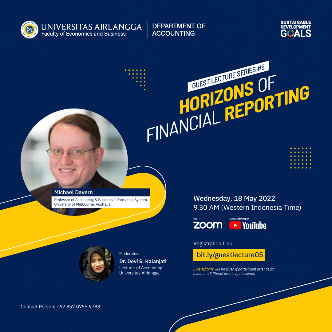 Guest Lecture #5 : Horizons of Financial Reporting