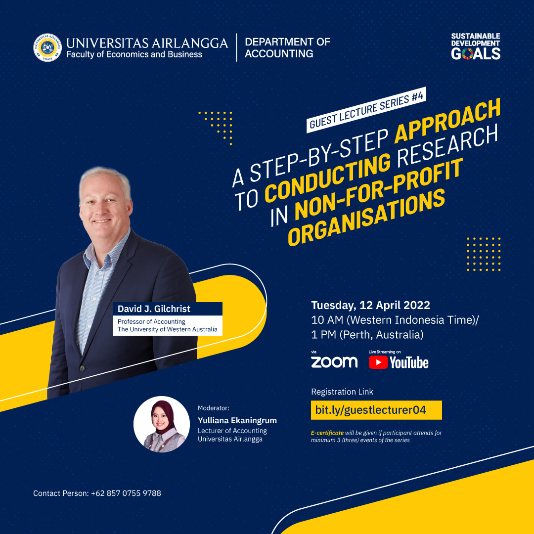 Guest Lecture #4 : A Step-By-Step Approach to Conducting Research in Not-for-Profit Organizations