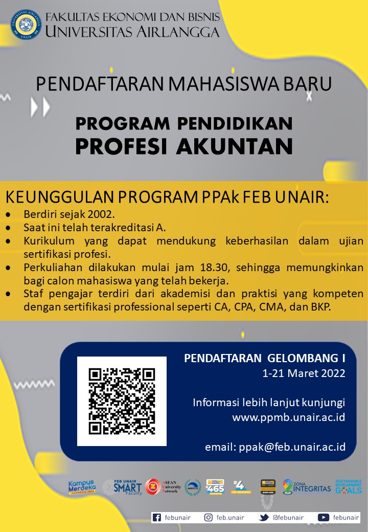 New Student Admissions for PPAk Program Academic Year 2022/2023